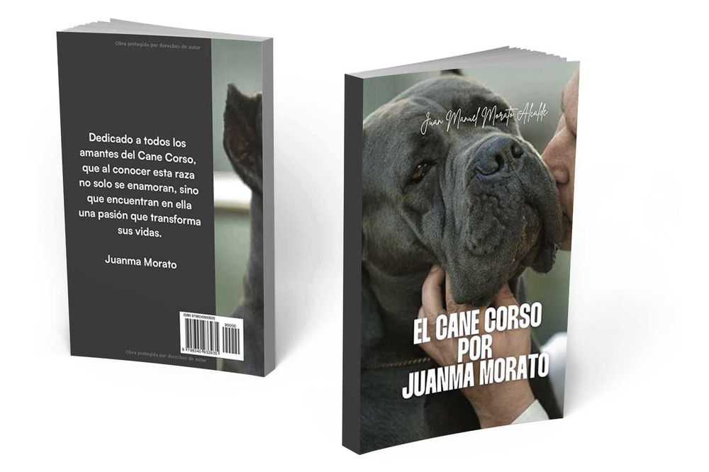 Portada del libro «El Cane Corso por Juanma Morato»